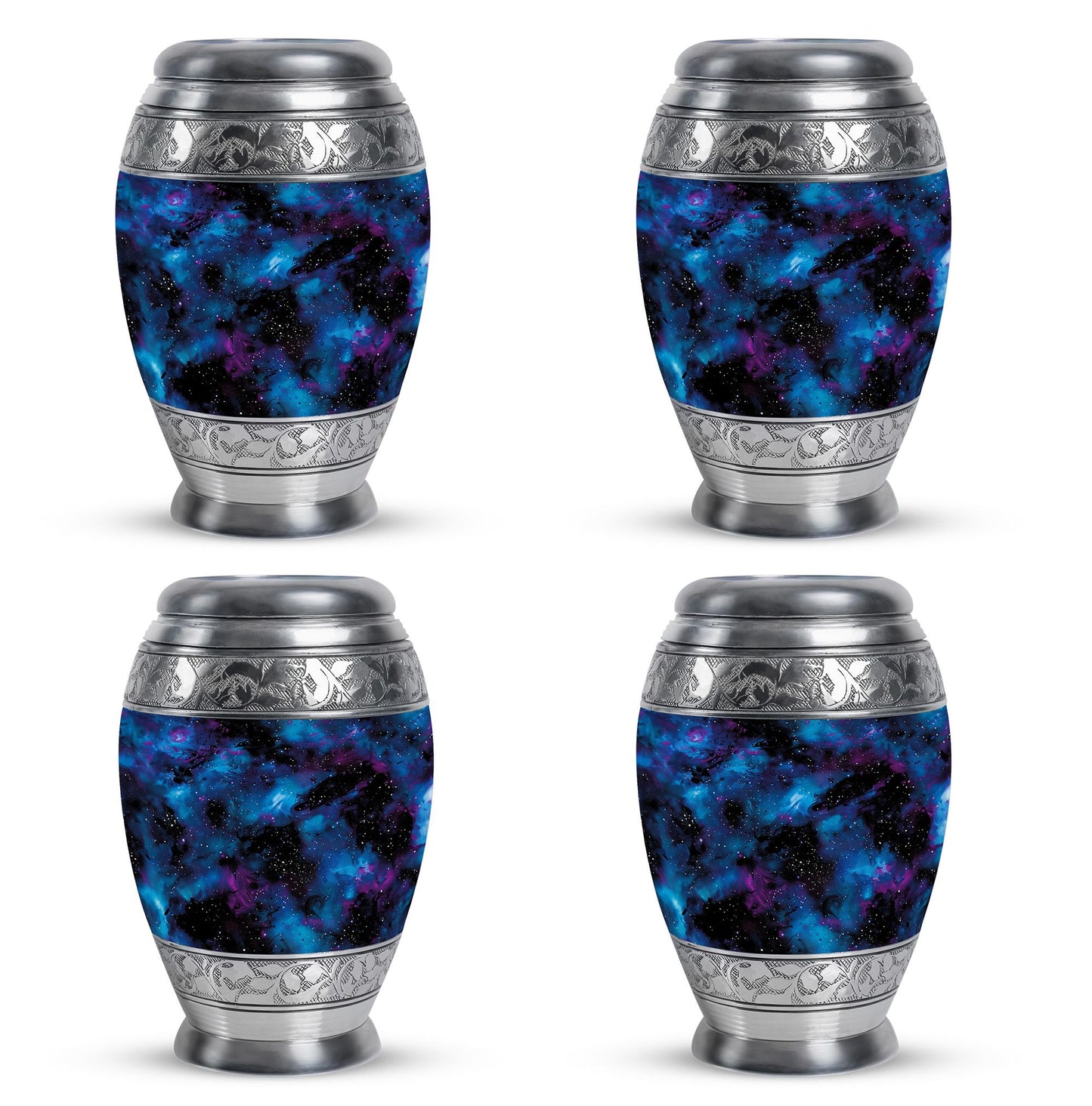 Personalized Galaxy Cremation Urn for Loved One - 10-inch, 200 cu in - Yatskia