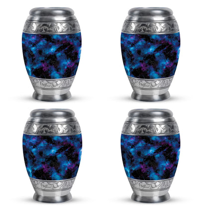 Personalized Galaxy Cremation Urn for Loved One - 10-inch, 200 cu in - Yatskia