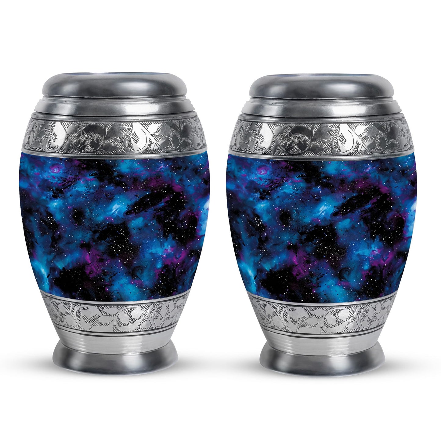 Personalized Galaxy Cremation Urn for Loved One - 10-inch, 200 cu in - Yatskia
