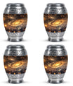 Beautiful Galaxy Decorative Funeral Urn - Burial Urns For Adult Human Ashes