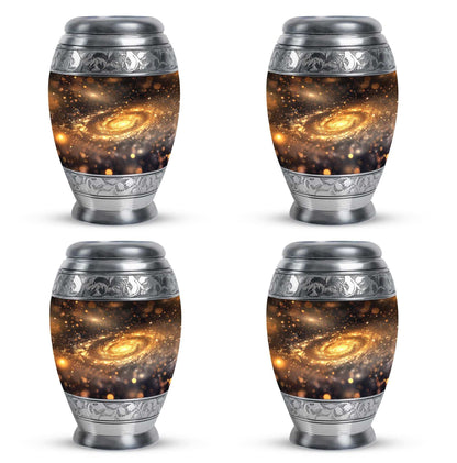 Beautiful Galaxy Decorative Funeral Urn - Burial Urns For Adult Human Ashes