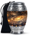 Beautiful Galaxy Decorative Funeral Urn - Burial Urns For Adult Human Ashes