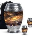 Beautiful Galaxy Decorative Funeral Urn - Burial Urns For Adult Human Ashes