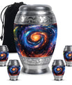 Galaxy Theme Large Urn With 4 Keepsake Urn