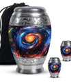 Galaxy Theme Large Urn With 2 Keepsake Urn