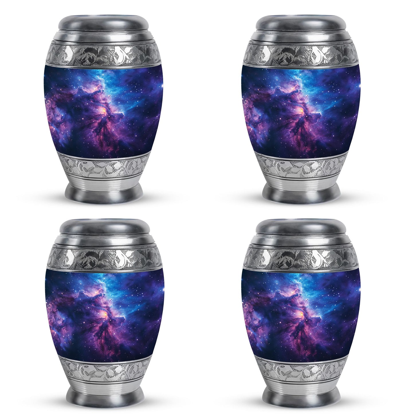 Galaxy Theme 3 Inch Keepsake Pack of 4