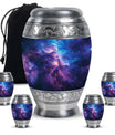 Galaxy Theme Large Urn With 4 Keepsake Urn