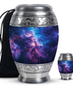 Galaxy Theme Large Urn With 1 Keepsake Urn