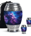 Galaxy Theme Large Urn With 2 Keepsake Urn