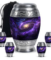 Galaxy Theme Large Urn With 4 Keepsake Urn