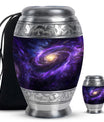 Galaxy Theme Large Urn With 1 Keepsake Urn