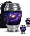Galaxy Theme Large Urn With 2 Keepsake Urn