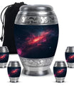 Galaxy Theme Large Urn With 4 Keepsake Urn