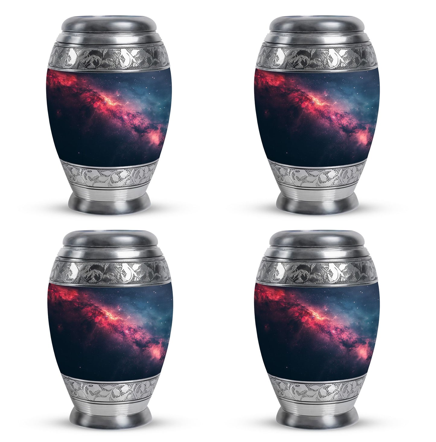 Galaxy Theme 3 Inch Keepsake Pack of 4