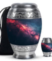 Galaxy Theme Large Urn With 1 Keepsake Urn