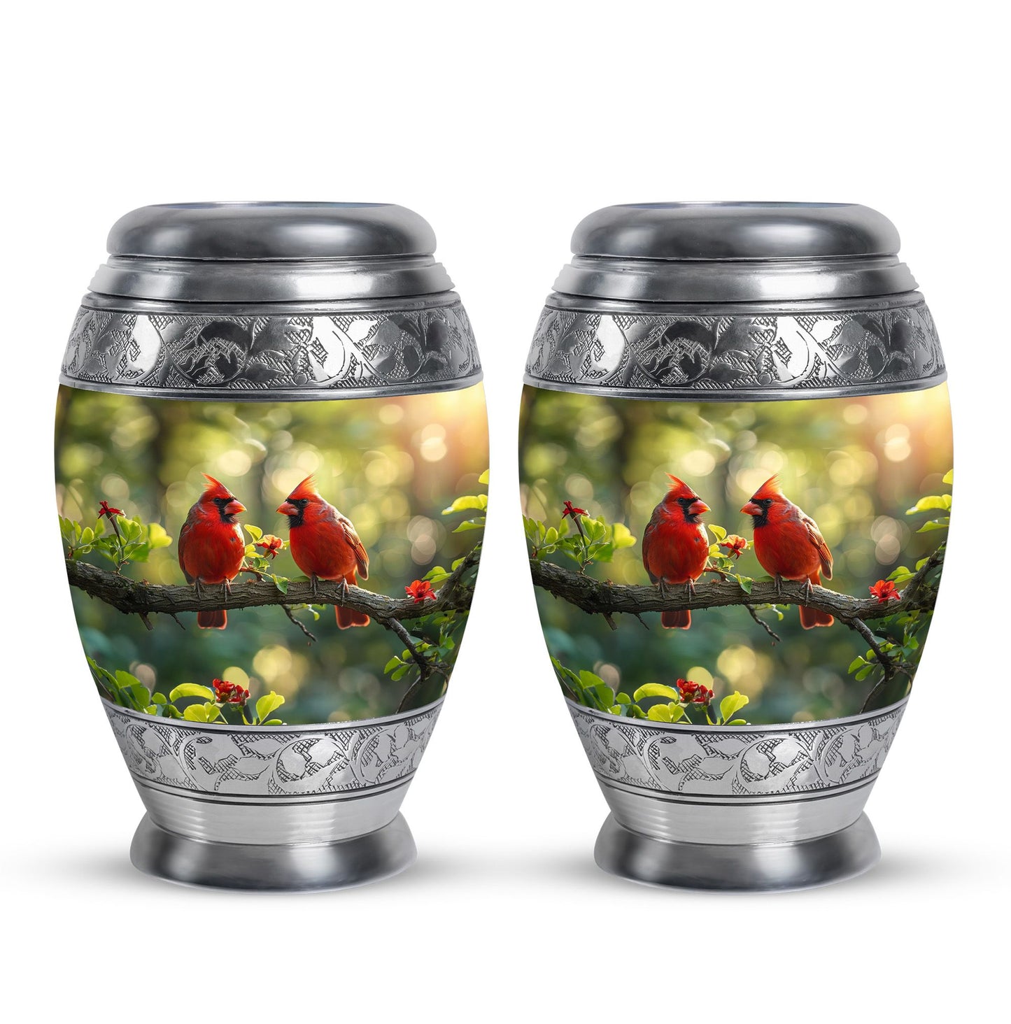 Cardinal Bird Theme 3 Inch Keepsake Pack of 2