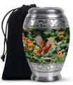 Cardinal Bird Theme Large Urn 10 Inch