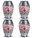 Cardinal Bird Theme 3 Inch Keepsake Pack of 4