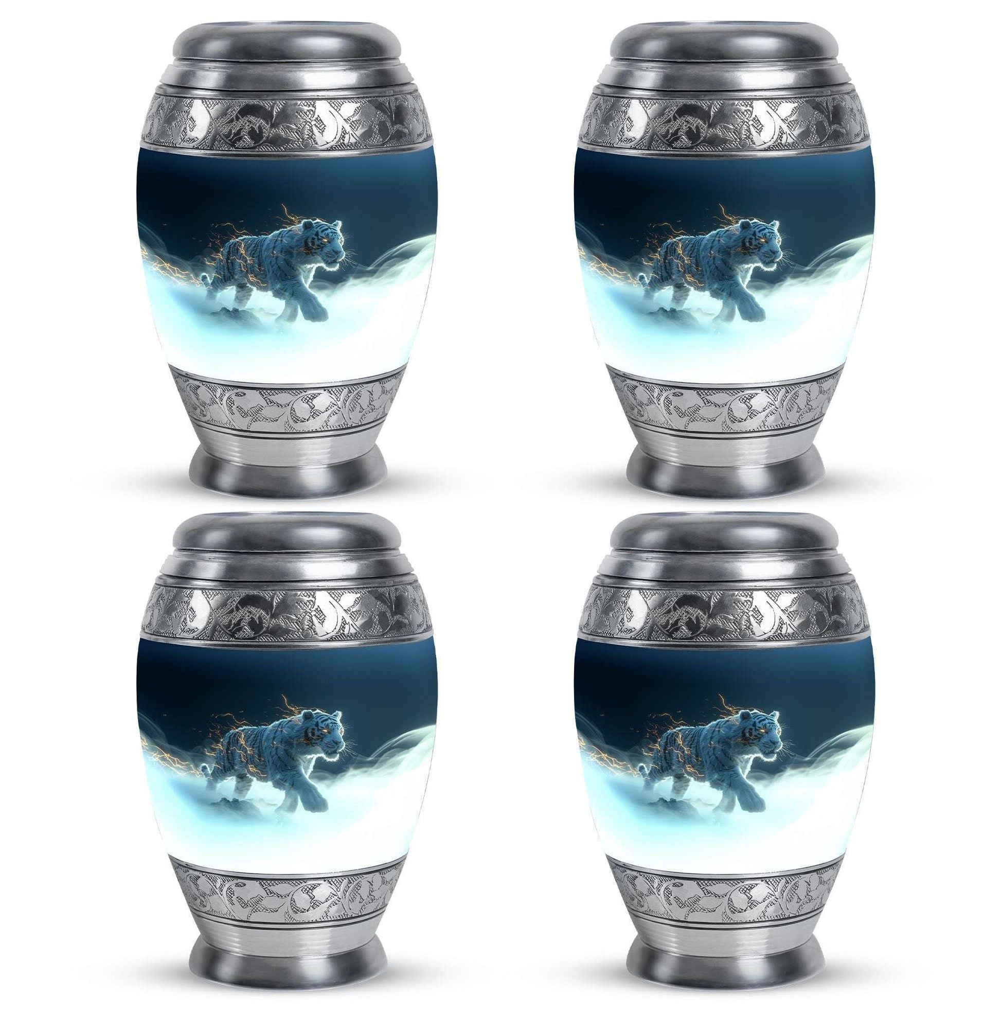 Tiger Theme 3 Inch Keepsake Pack of 4