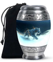 Tiger Theme Large Urn 10 Inch