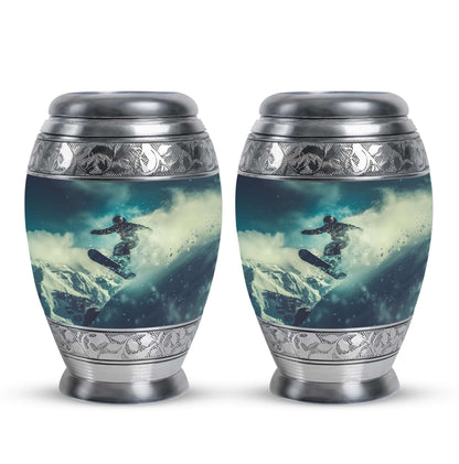 Snowboarding Theme 3 Inch Keepsake Pack of 2