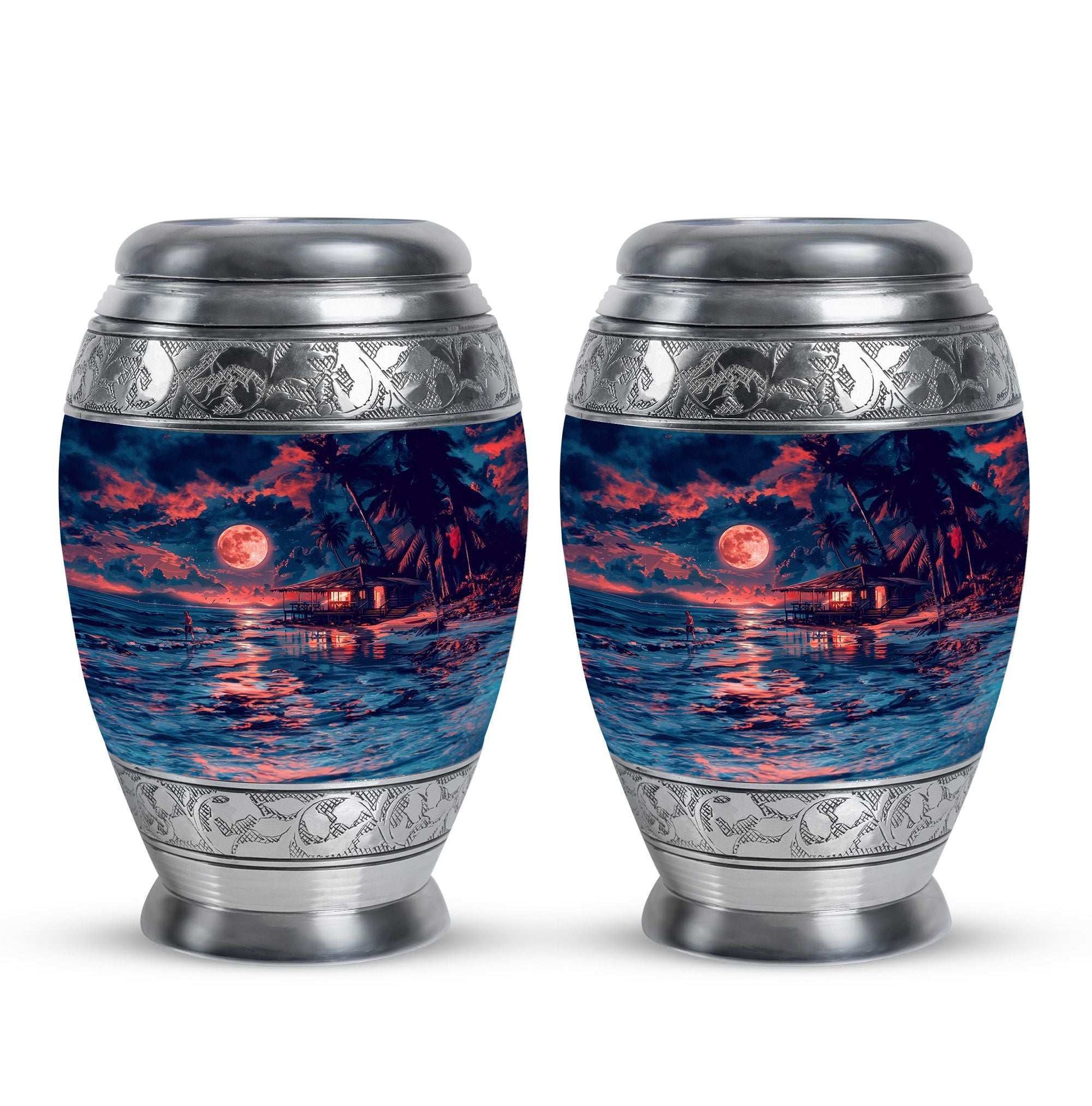 Night Beach Theme 3 Inch Keepsake Pack of 2