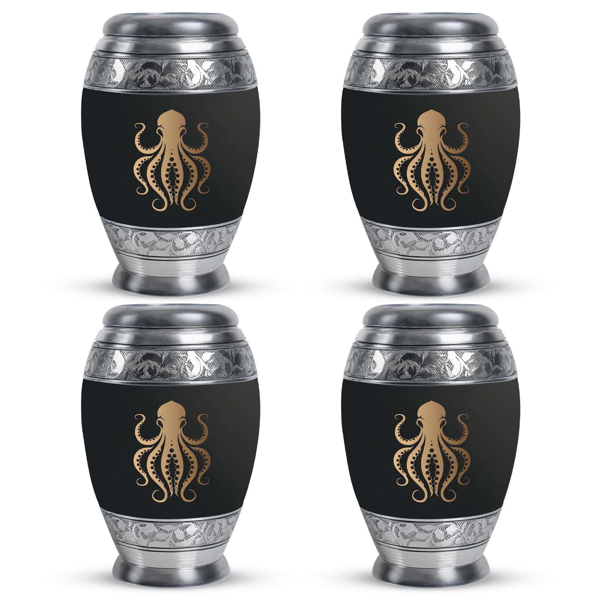 Octopus Theme 3 Inch Keepsake Pack of 4