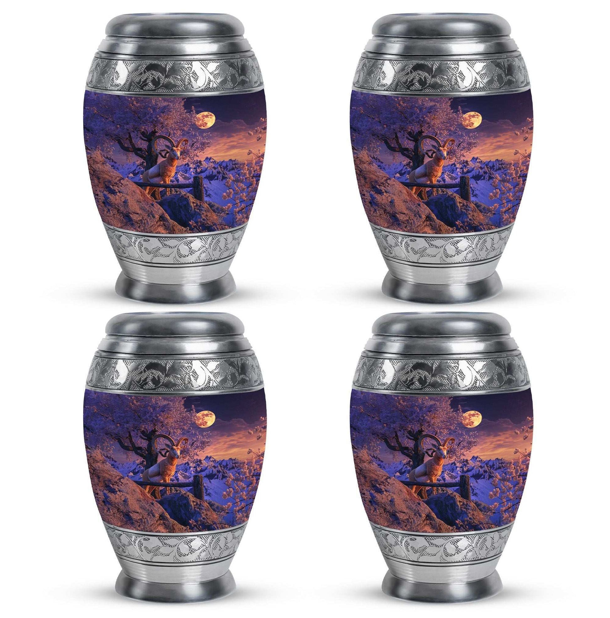 Goat Theme 3 Inch Keepsake Pack of 4