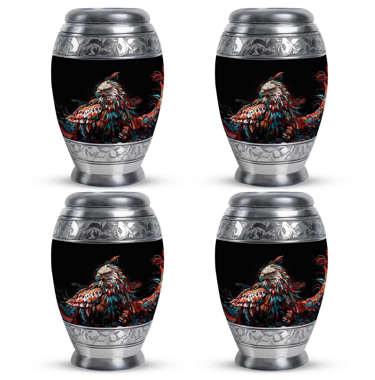 Eagle Theme 3 Inch Keepsake Pack of 4