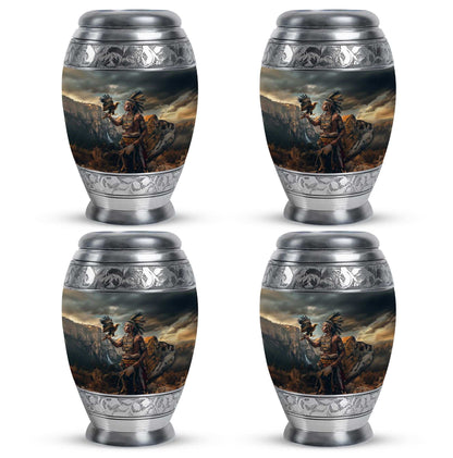Tribe Man Theme 3 Inch Keepsake Pack of 4