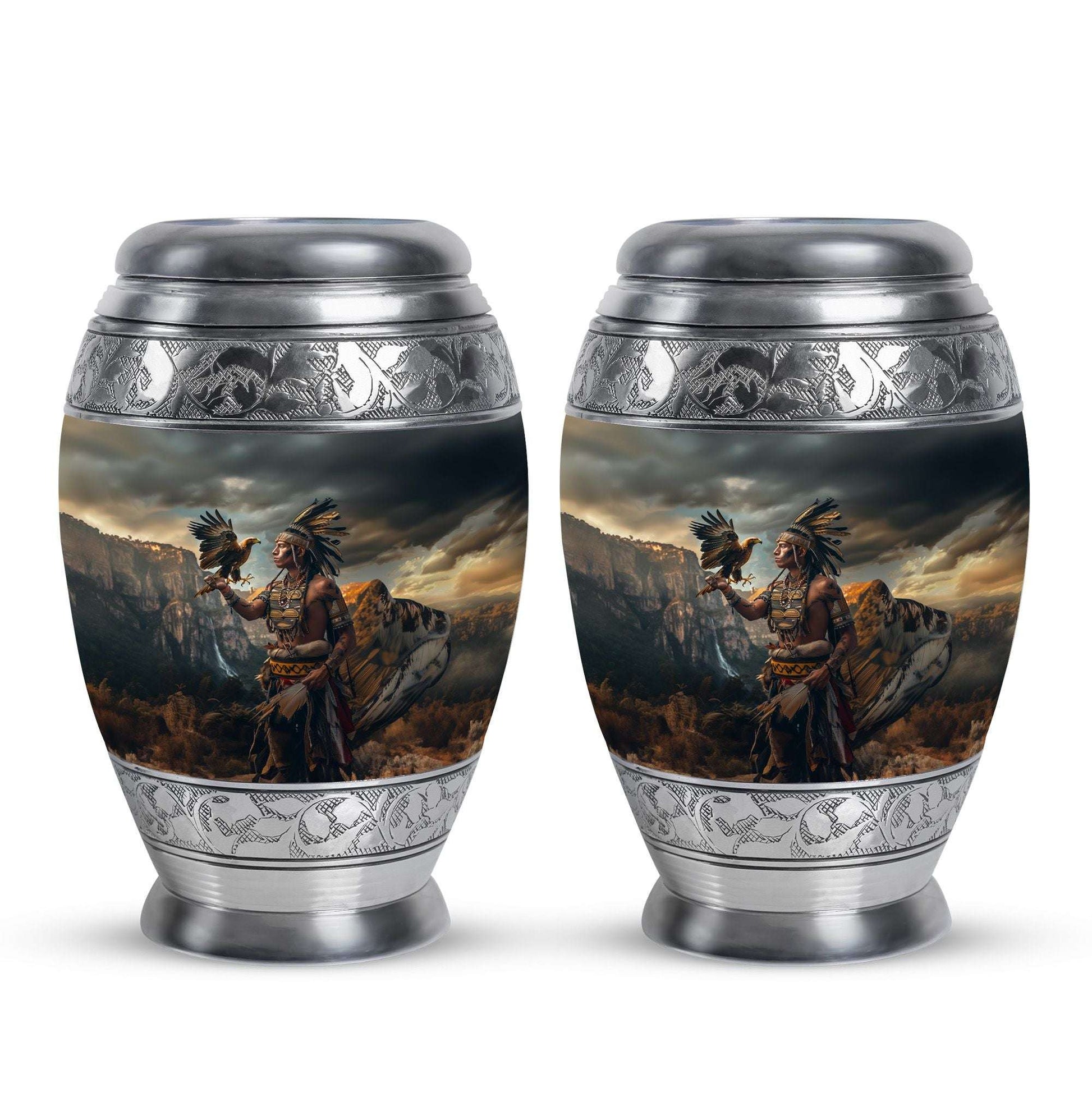 Tribe Man Theme 3 Inch Keepsake Pack of 2