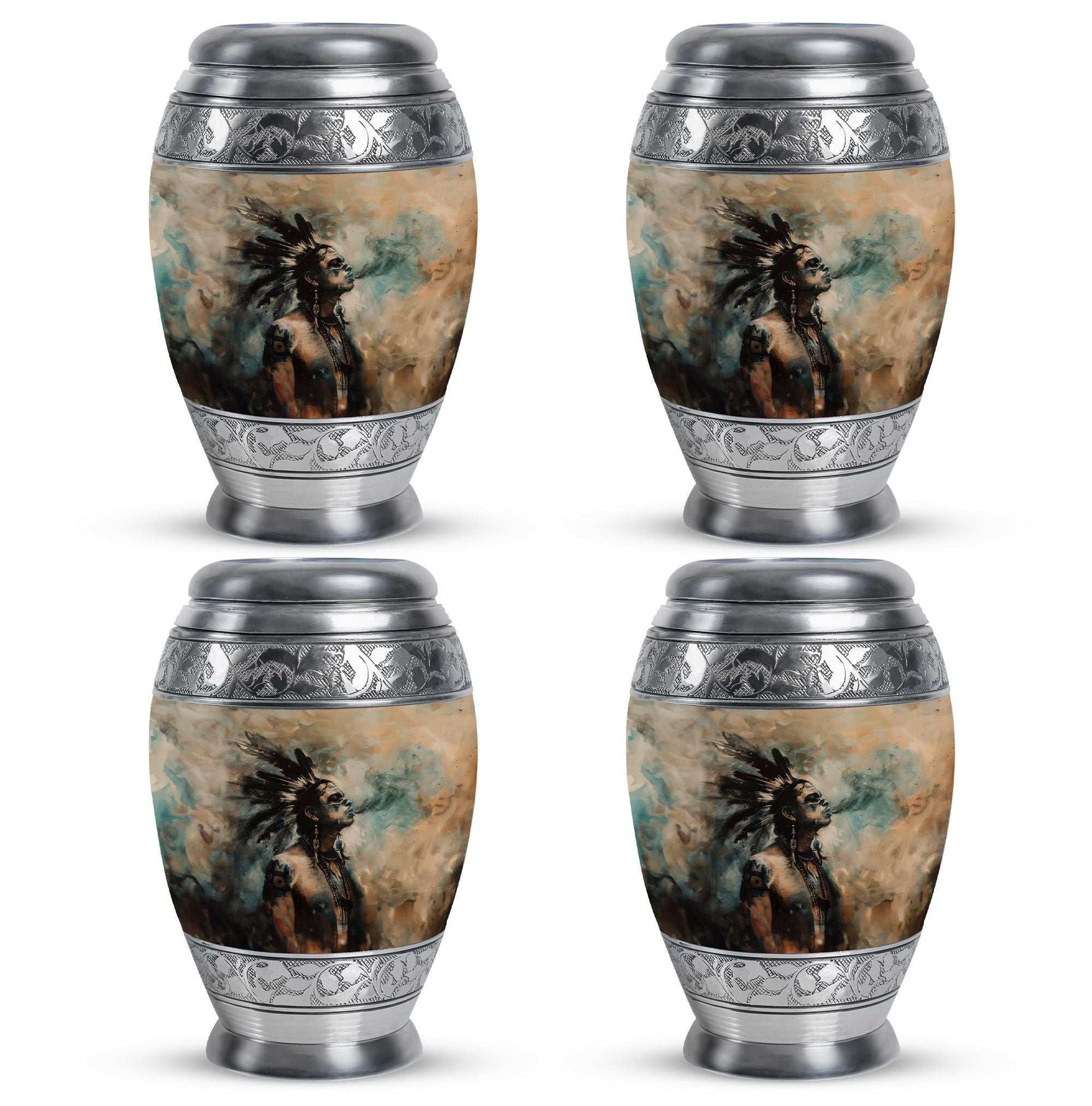 Tribe Man Theme 3 Inch Keepsake Pack of 4