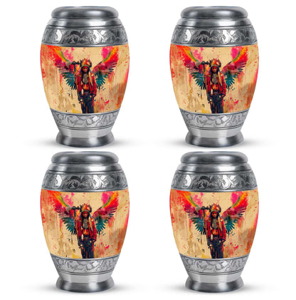 Tribe Man Theme 3 Inch Keepsake Pack of 4