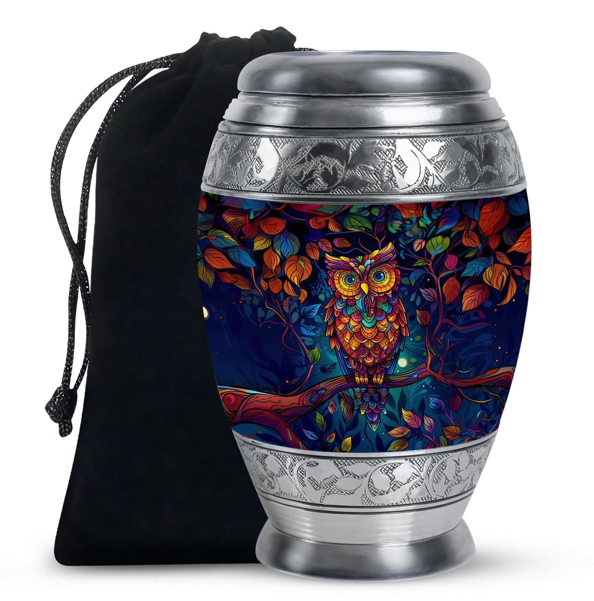 Owl Theme Large Urn 10 Inch