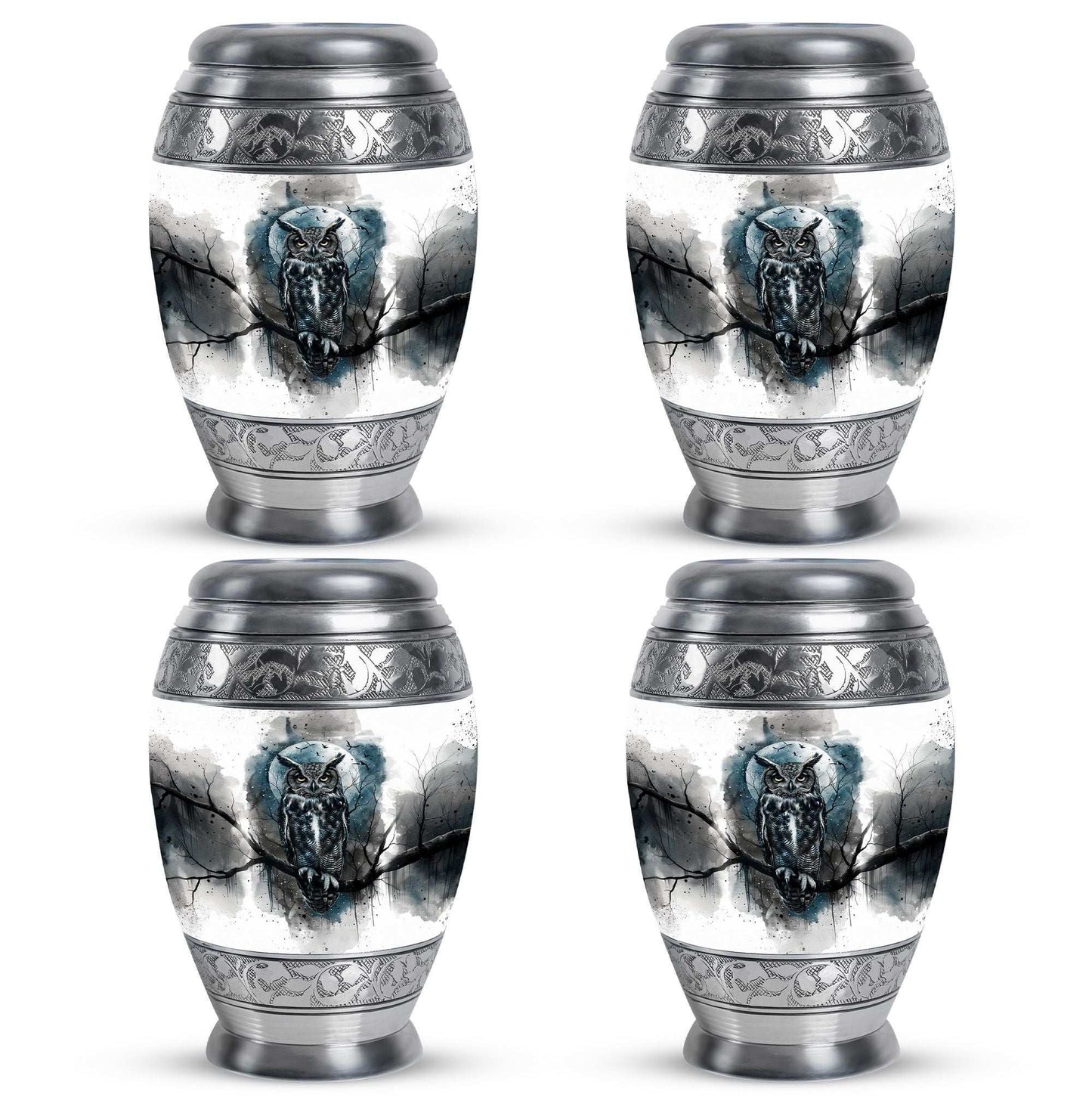 Owl Theme 3 Inch Keepsake Pack of 4