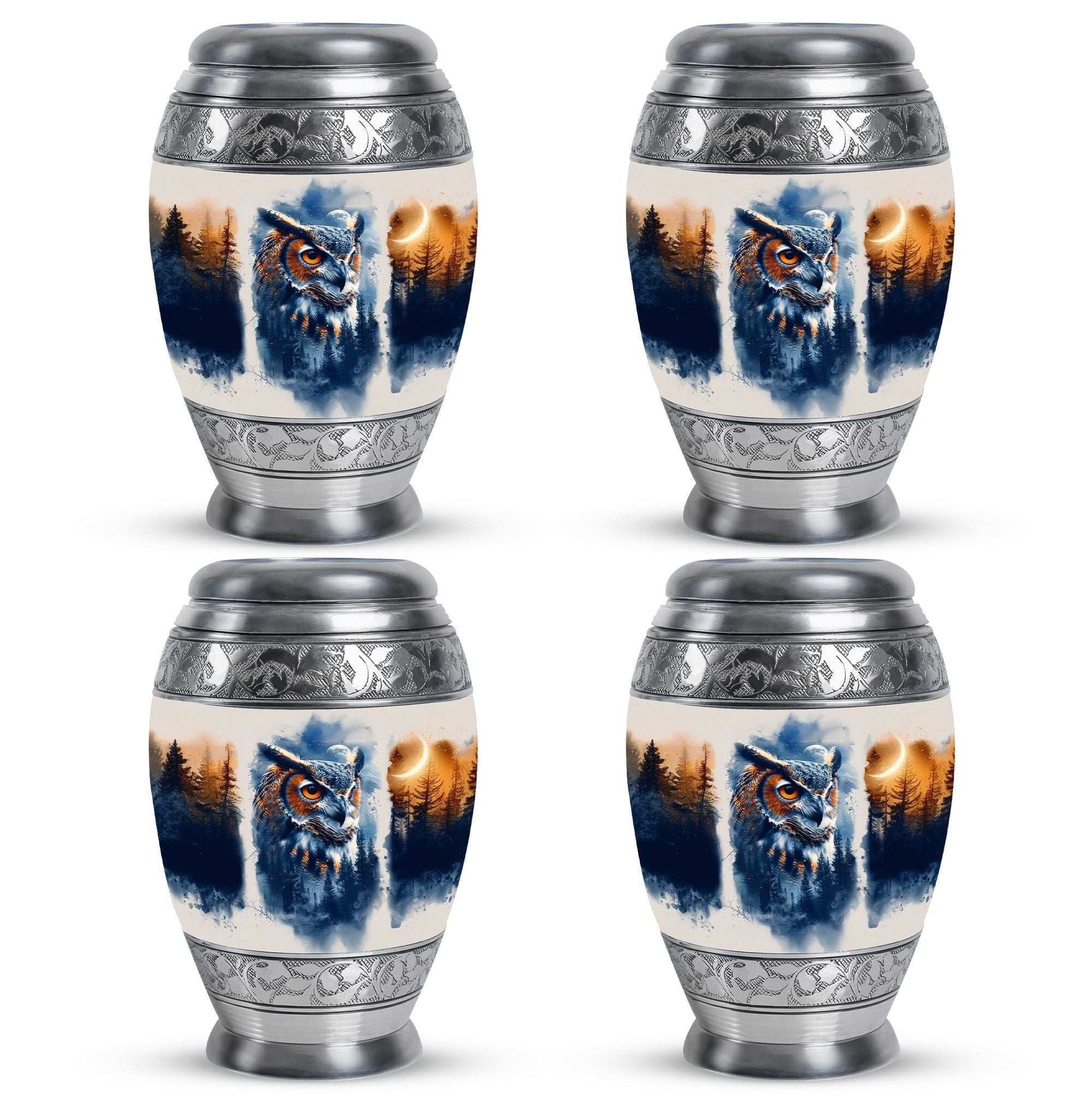 Owl Theme 3 Inch Keepsake Pack of 4