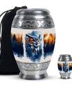 Owl Theme Large Urn With 1 Keepsake Urn
