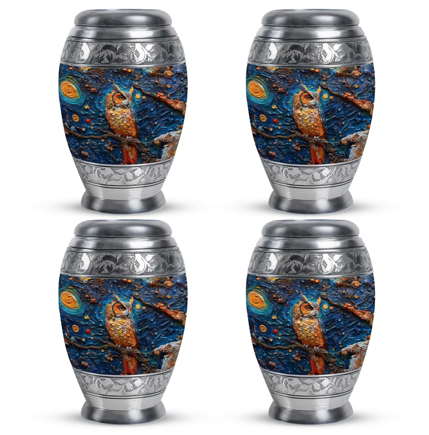Owl Theme 3 Inch Keepsake Pack of 4