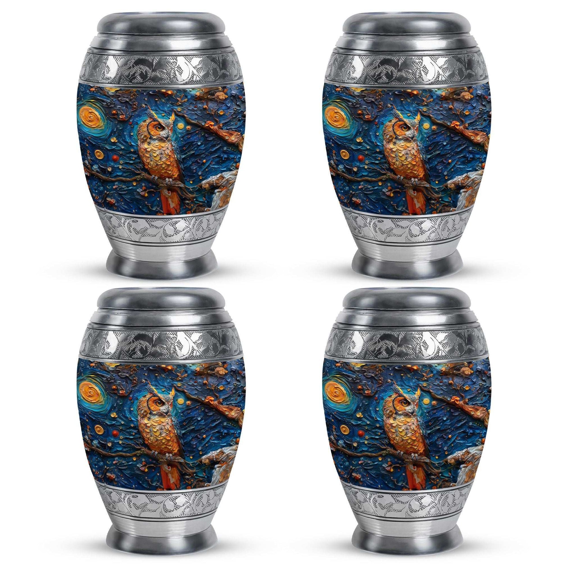 Owl Theme 3 Inch Keepsake Pack of 4