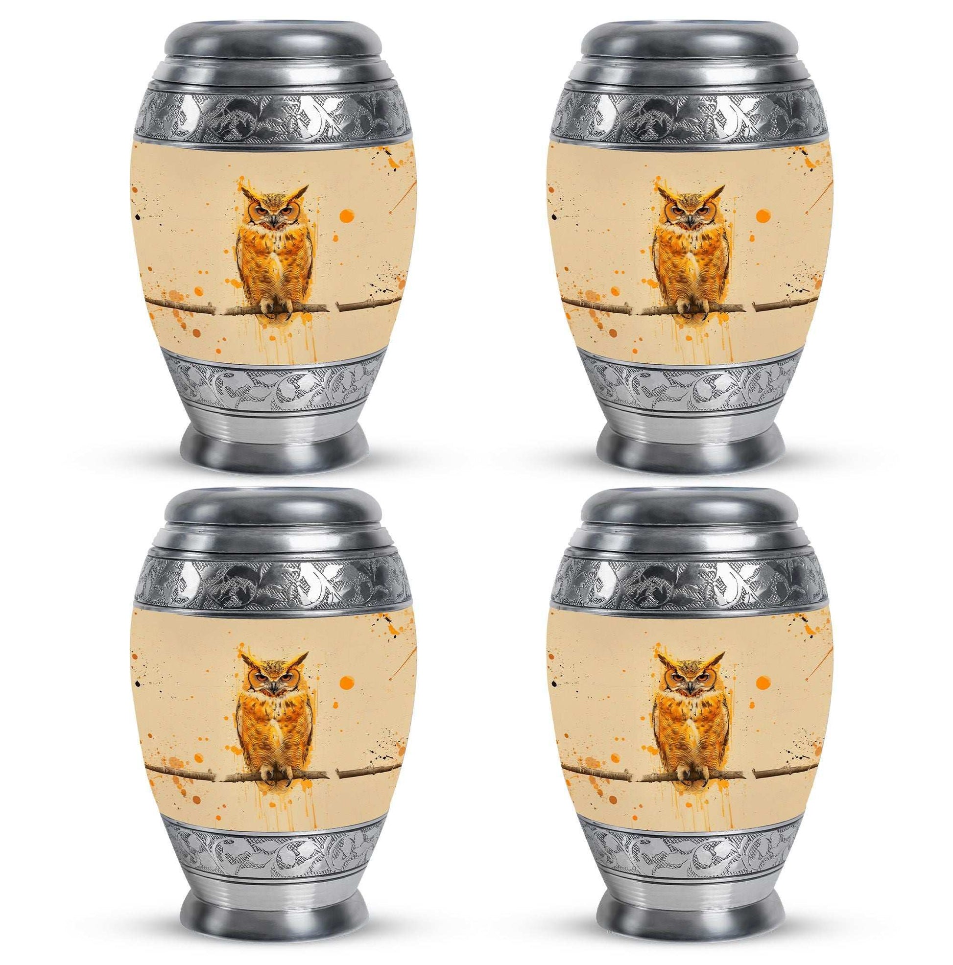 Owl Theme 3 Inch Keepsake Pack of 4