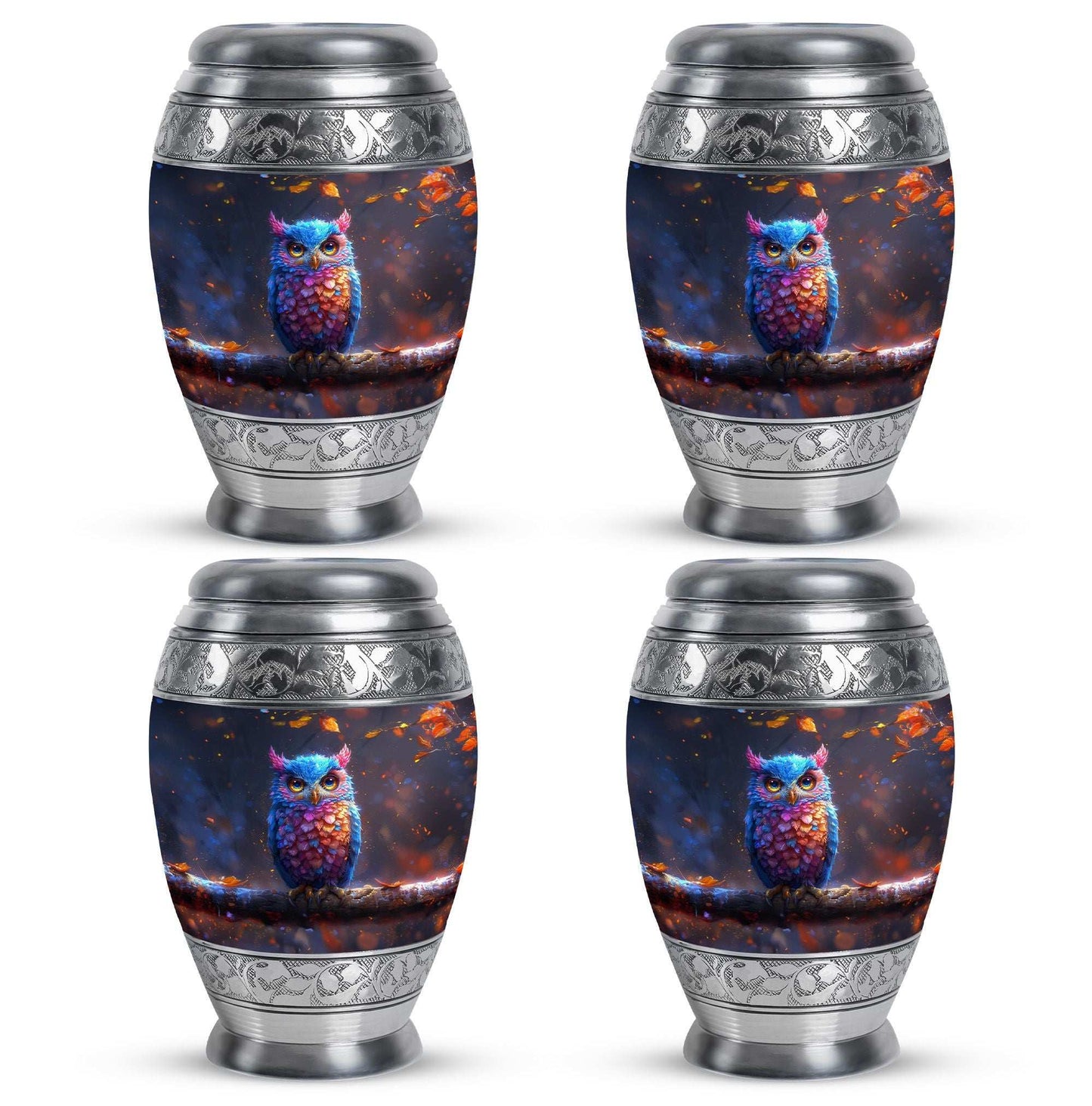 Owl Theme 3 Inch Keepsake Pack of 4