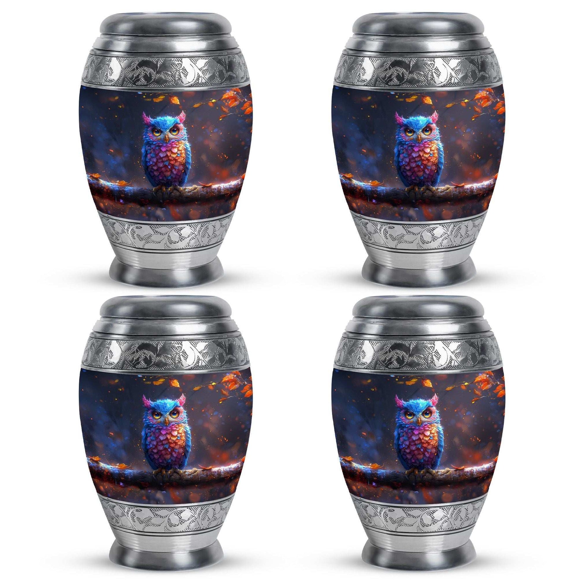 Owl Theme 3 Inch Keepsake Pack of 4