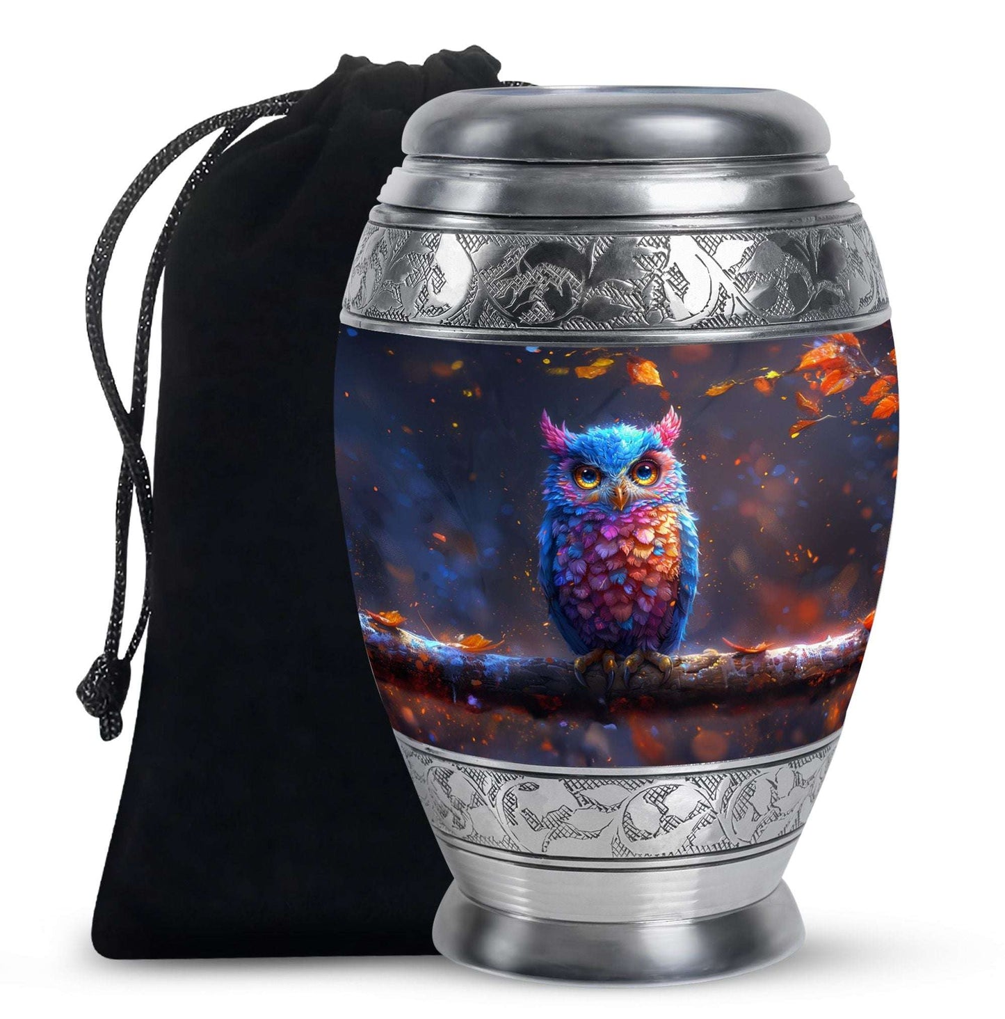 Owl Theme Large Urn 10 Inch