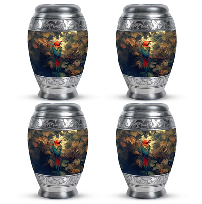 Macaw Parrot Theme 3 Inch Keepsake Pack of 4