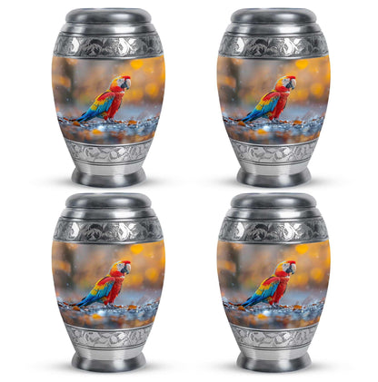 Macaw Parrot Theme 3 Inch Keepsake Pack of 4