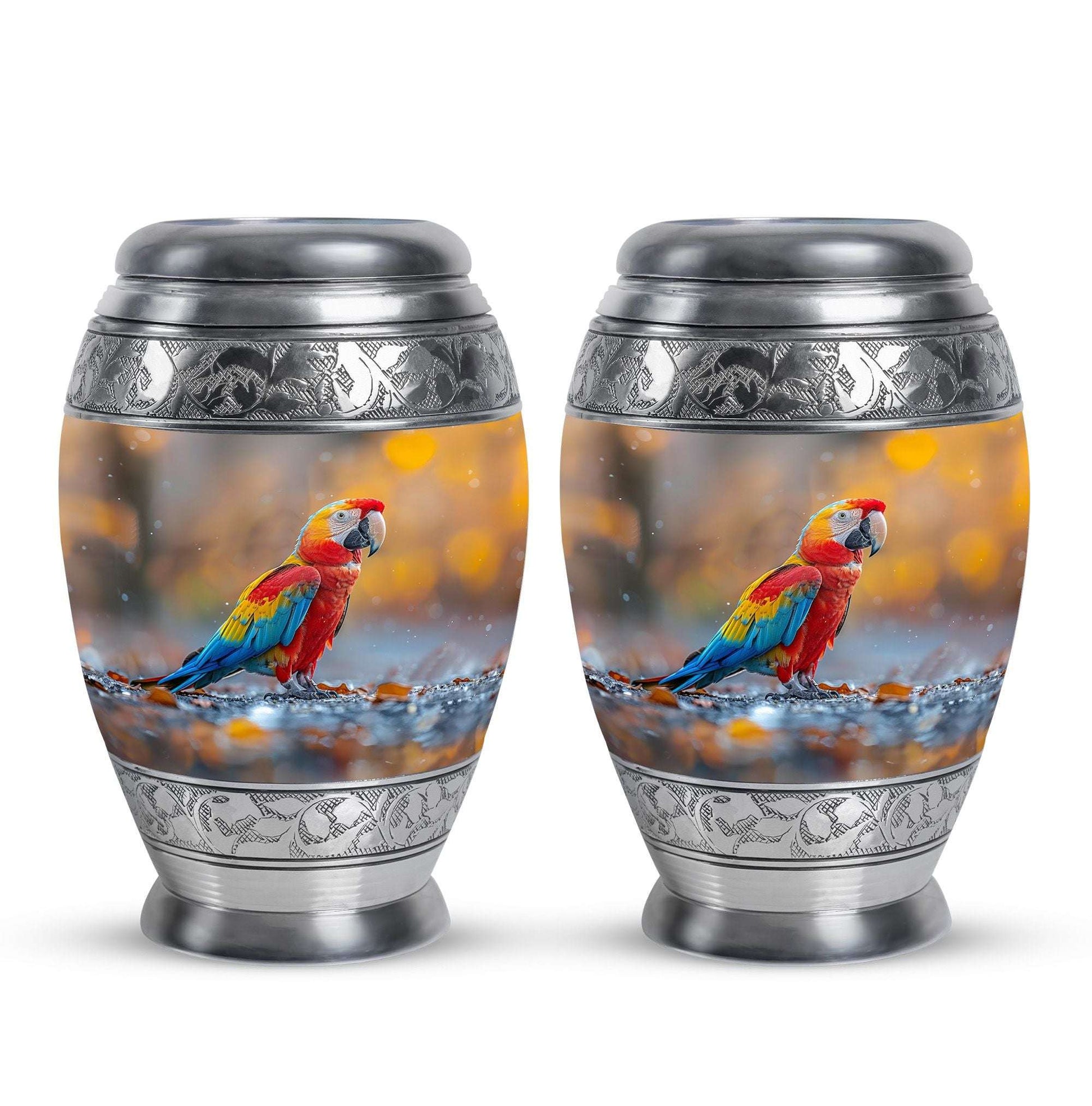 Macaw Parrot Theme 3 Inch Keepsake Pack of 2