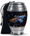 Eagle Theme Large Urn 10 Inch