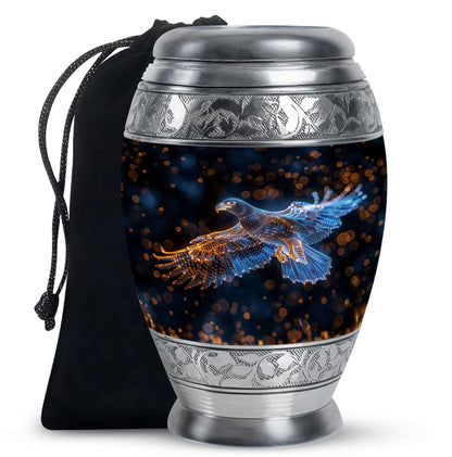 Eagle Theme Large Urn 10 Inch