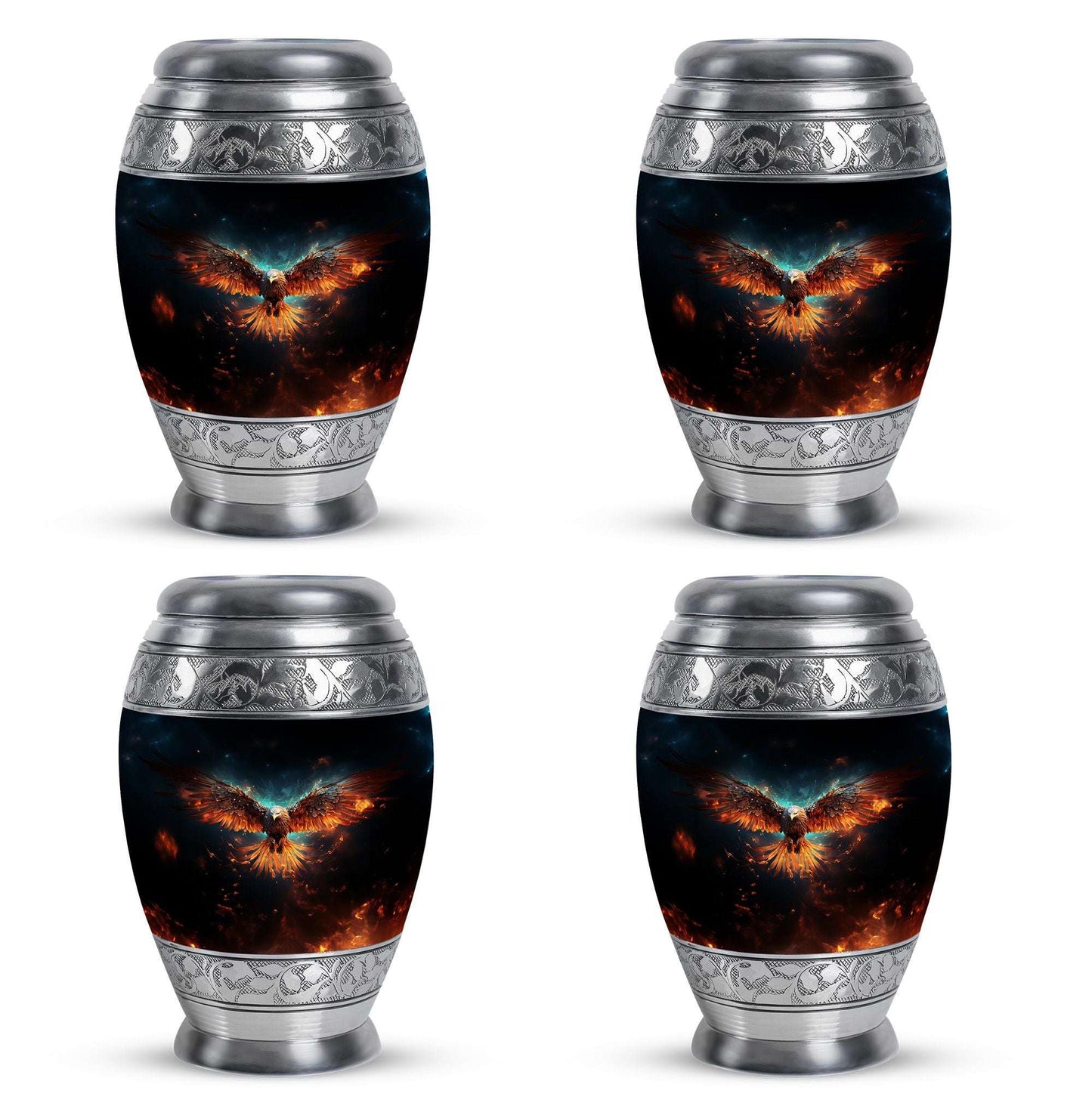 Eagle Theme 3 Inch Keepsake Pack of 4