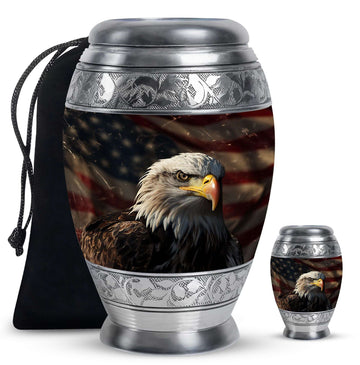 Large Urn With 1 Keepsake Urn